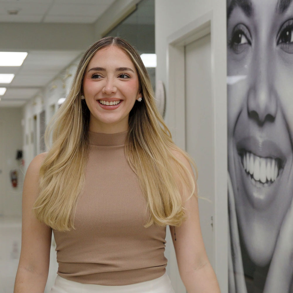Paciente en nuestra clinica dental en Miami