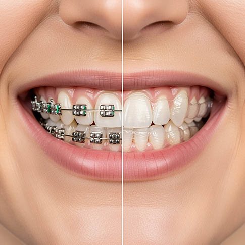 Alineadores transparentes vs. brackets tradicionales